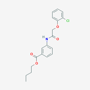 butyl 3-{[(2-chlorophenoxy)acetyl]amino}benzoate