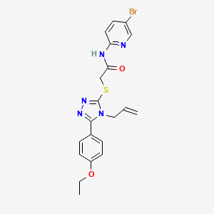 2-{[4-allyl-5-(4-ethoxyphenyl)-4H-1,2,4-triazol-3-yl]thio}-N-(5-bromo-2-pyridinyl)acetamide