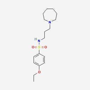 N-[3-(1-azepanyl)propyl]-4-ethoxybenzenesulfonamide