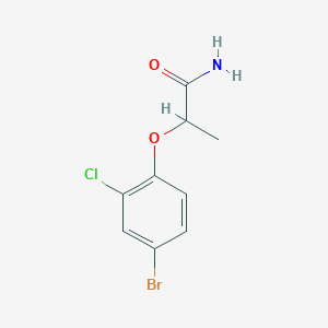 2-(4-bromo-2-chlorophenoxy)propanamide