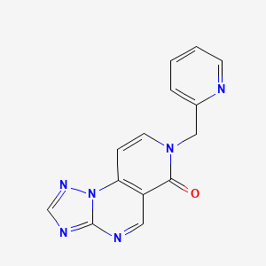 molecular formula C14H10N6O B4712318 7-(2-pyridinylmethyl)pyrido[3,4-e][1,2,4]triazolo[1,5-a]pyrimidin-6(7H)-one 