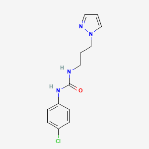 N-(4-chlorophenyl)-N'-[3-(1H-pyrazol-1-yl)propyl]urea