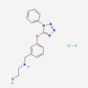 2-({3-[(1-phenyl-1H-tetrazol-5-yl)oxy]benzyl}amino)ethanol hydrochloride