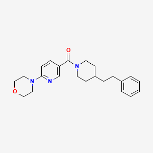 4-(5-{[4-(2-phenylethyl)-1-piperidinyl]carbonyl}-2-pyridinyl)morpholine