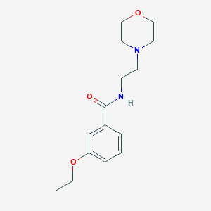 3-ethoxy-N-[2-(4-morpholinyl)ethyl]benzamide