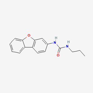 molecular formula C16H16N2O2 B4712545 N-dibenzo[b,d]furan-3-yl-N'-propylurea 