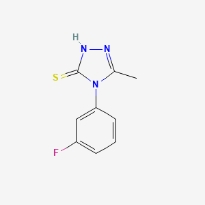 4-(3-fluorophenyl)-5-methyl-4H-1,2,4-triazole-3-thiol