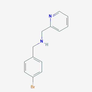 B471262 [(4-Bromophenyl)methyl](pyridin-2-ylmethyl)amine CAS No. 774556-79-5