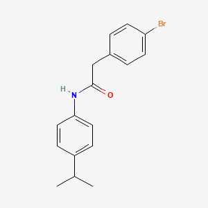 2-(4-bromophenyl)-N-(4-isopropylphenyl)acetamide