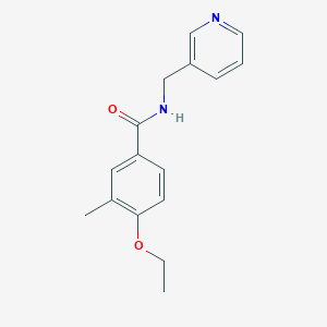 molecular formula C16H18N2O2 B4712639 4-ethoxy-3-methyl-N-(3-pyridinylmethyl)benzamide 