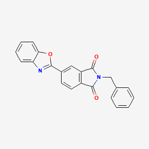 molecular formula C22H14N2O3 B4712718 5-(1,3-benzoxazol-2-yl)-2-benzyl-1H-isoindole-1,3(2H)-dione 