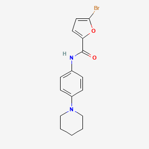 5-bromo-N-[4-(1-piperidinyl)phenyl]-2-furamide