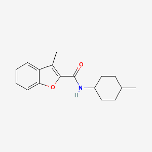 3-methyl-N-(4-methylcyclohexyl)-1-benzofuran-2-carboxamide