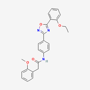 N-{4-[5-(2-ethoxyphenyl)-1,2,4-oxadiazol-3-yl]phenyl}-2-(2-methoxyphenyl)acetamide