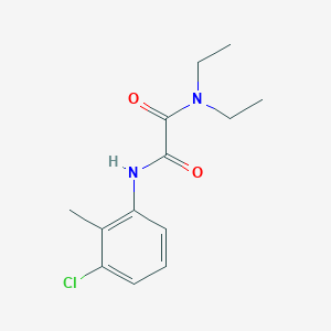 N'-(3-chloro-2-methylphenyl)-N,N-diethylethanediamide