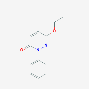 molecular formula C13H12N2O2 B4712942 6-(allyloxy)-2-phenyl-3(2H)-pyridazinone 