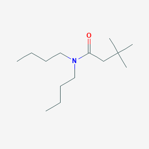 molecular formula C14H29NO B4712978 N,N-dibutyl-3,3-dimethylbutanamide CAS No. 29846-86-4