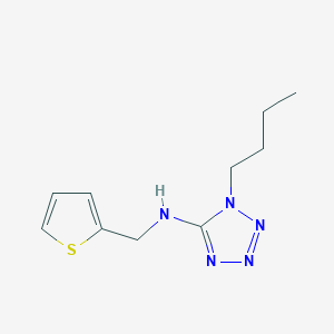 B471298 1-butyl-N-(thiophen-2-ylmethyl)tetrazol-5-amine CAS No. 717875-55-3
