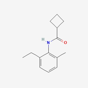 N-(2-ethyl-6-methylphenyl)cyclobutanecarboxamide