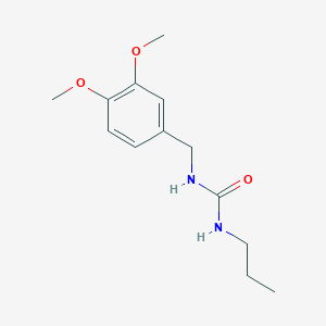 N-(3,4-dimethoxybenzyl)-N'-propylurea