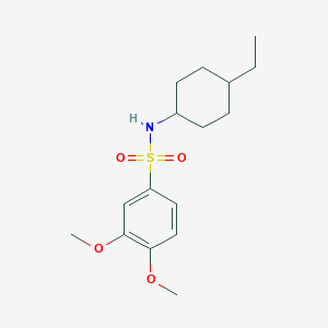 N-(4-ethylcyclohexyl)-3,4-dimethoxybenzenesulfonamide