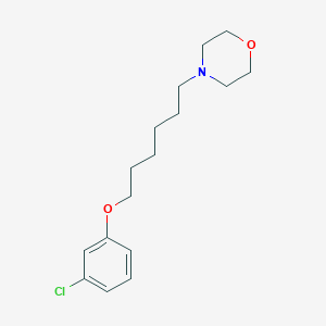 4-[6-(3-chlorophenoxy)hexyl]morpholine