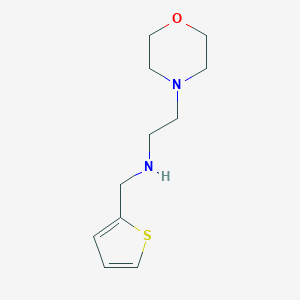 molecular formula C11H18N2OS B471306 (2-吗啉-4-基乙基)(2-噻吩基甲基)胺 CAS No. 775293-39-5
