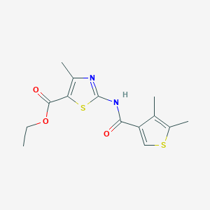 ethyl 2-{[(4,5-dimethyl-3-thienyl)carbonyl]amino}-4-methyl-1,3-thiazole-5-carboxylate