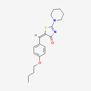 5-(4-butoxybenzylidene)-2-(1-piperidinyl)-1,3-thiazol-4(5H)-one