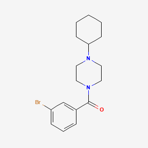 1-(3-bromobenzoyl)-4-cyclohexylpiperazine