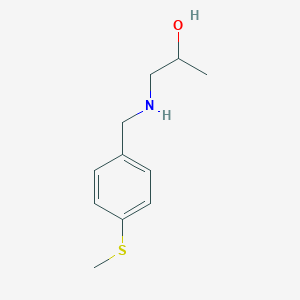 1-{[4-(Methylsulfanyl)benzyl]amino}propan-2-ol