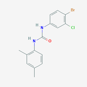 N-(4-bromo-3-chlorophenyl)-N'-(2,4-dimethylphenyl)urea