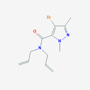 N,N-diallyl-4-bromo-1,3-dimethyl-1H-pyrazole-5-carboxamide