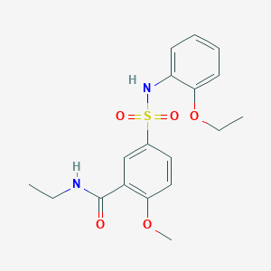 5-{[(2-ethoxyphenyl)amino]sulfonyl}-N-ethyl-2-methoxybenzamide