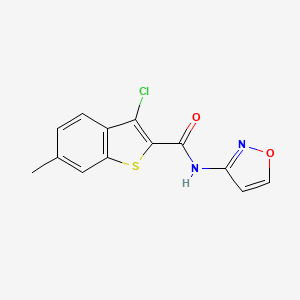 3-chloro-N-3-isoxazolyl-6-methyl-1-benzothiophene-2-carboxamide