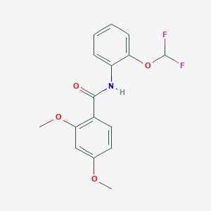 N-[2-(difluoromethoxy)phenyl]-2,4-dimethoxybenzamide