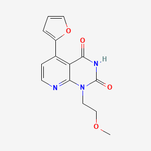 5-(2-furyl)-1-(2-methoxyethyl)pyrido[2,3-d]pyrimidine-2,4(1H,3H)-dione