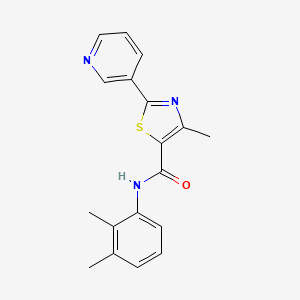 N-(2,3-dimethylphenyl)-4-methyl-2-(3-pyridinyl)-1,3-thiazole-5-carboxamide