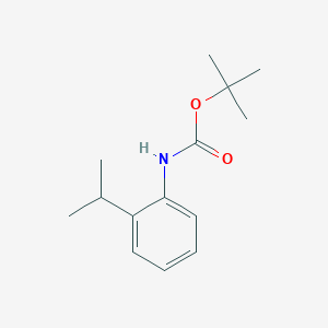 molecular formula C14H21NO2 B4713725 tert-butyl (2-isopropylphenyl)carbamate 