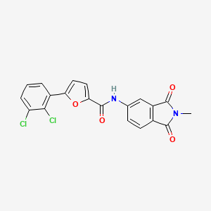 5-(2,3-dichlorophenyl)-N-(2-methyl-1,3-dioxo-2,3-dihydro-1H-isoindol-5-yl)-2-furamide