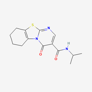 N-isopropyl-4-oxo-6,7,8,9-tetrahydro-4H-pyrimido[2,1-b][1,3]benzothiazole-3-carboxamide