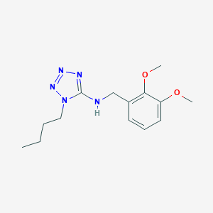 molecular formula C14H21N5O2 B471384 1-butyl-N-(2,3-dimethoxybenzyl)-1H-tetrazol-5-amine CAS No. 723754-15-2