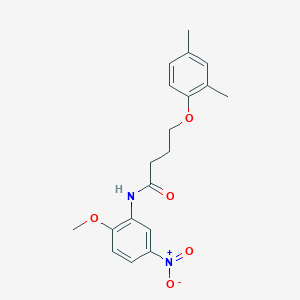 4-(2,4-dimethylphenoxy)-N-(2-methoxy-5-nitrophenyl)butanamide