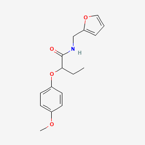 N-(2-furylmethyl)-2-(4-methoxyphenoxy)butanamide