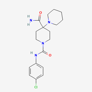 N~1~'-(4-chlorophenyl)-1,4'-bipiperidine-1',4'-dicarboxamide