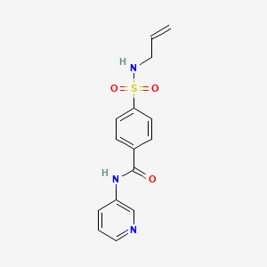 4-[(allylamino)sulfonyl]-N-3-pyridinylbenzamide