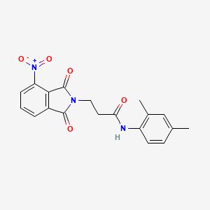 N-(2,4-dimethylphenyl)-3-(4-nitro-1,3-dioxo-1,3-dihydro-2H-isoindol-2-yl)propanamide