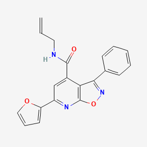 N-allyl-6-(2-furyl)-3-phenylisoxazolo[5,4-b]pyridine-4-carboxamide