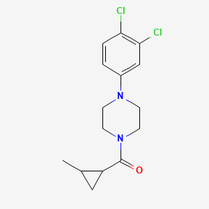 1-(3,4-dichlorophenyl)-4-[(2-methylcyclopropyl)carbonyl]piperazine