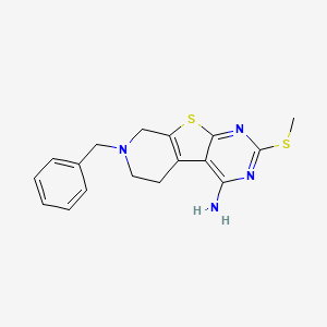 7-benzyl-2-(methylthio)-5,6,7,8-tetrahydropyrido[4',3':4,5]thieno[2,3-d]pyrimidin-4-amine